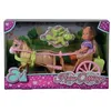 Image de Caleche et cheval pour poupée STEFFI LOVE Evi - 12cm - Accessoires inclus