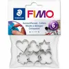 Image de Fimo SOFT - Coupe-biscuits, Emporte-pièce, Argent