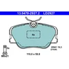 Image de 4 Plaquettes De Frein Ate 13-0470-2927-2-02