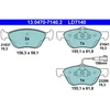 Image de 4 Plaquettes De Frein Ate 13-0470-7140-2-02