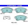 Image de 4 Plaquettes De Frein Ate 13-0470-7262-2-02