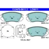 Image de 4 Plaquettes De Frein Ate 13-0470-5611-2-02