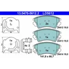 Image de 4 Plaquettes De Frein Ate 13-0470-5612-2-02