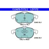Image de 4 Plaquettes De Frein Ate 13-0470-7172-2-02