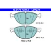 Image de 4 Plaquettes De Frein Ate 13-0470-7239-2-02