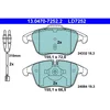Image de 4 Plaquettes De Frein Ate 13-0470-7252-2-02
