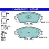Image de 4 Plaquettes De Frein Ate 13-0470-2857-2-02