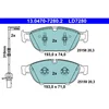 Image de 4 Plaquettes De Frein Ate 13-0470-7280-2-02