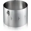 Image de GEFU Cadre à pâtisserie Tondo Clip Rond, Ø 16 cm x 15 cm, Moule à gâteau, Argent