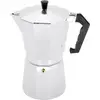 Image de Krüger Machine à café expresso, Cafetière moka, Noir, Argent