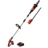 Image de Einhell 3410805 sans fil Elagueuse sur perche, Taille-haie GE-HC 18 Li T Kit avec batterie 18 V Li-Ion 88 cm