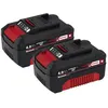 Image de Einhell PXC-Twinpack 4 Ah Power X-Change 4511489 Batterie pour outil 18 V 4.0 Ah Li-Ion