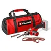 Image de Einhell TE-BF 18 Li-Solo Akku-Bandfeile 4461000 Ponceuse à bande sans fil + accessoires, sans batterie, sans chargeur Largeur de bande 13 mm Longueur de bande