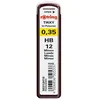 Image de rOtring Tikky Recharge mines pour porte-mine, 0,35 mm - HB, étui de 12 mines