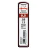 Image de rOtring Tikky Recharge mines pour porte-mines, 0,5mm - 2B, étui de 12 mines