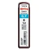 Image de rOtring Tikky Recharge mines pour porte-mines, 0,7mm - B, étui de 12 mines