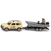 Image de Land Rover Defender Safari avec bateau - Siku