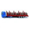 Image de Siku camion avec remorque pour le transport de bois bleu / rouge (1659)