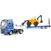 Image de Siku 1761 MAN Lkw mit Baggerlader