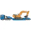 Image de Siku Transporteur lourd avec remorque surbaissée