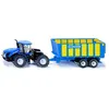 Image de Siku Nouveau tracteur T9 Hollande avec l'ensilage Silo Blue Power (1947)