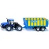 Image de Siku Remorque articulée New Holland avec wagon d'ensilage