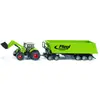 Image de Siku Tracteur avec chargeur frontal, chariot et benne
