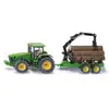 Image de Siku - Tracteur avec Remorque Forestière