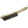 Image de Wolfcraft 2723000 Brosse à main 4 rangées/crin en Acier Ondulé