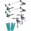 Image de wolfcraft, Étau + serre-joint, 1 kit de montage de doublure de porte PRO 8 pcs. (1000 mm)