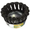 Image de Wolfcraft 8476000 Brosse métal torsadé soucoupe Diamètre75mm en vrac