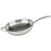 Image de Poêle wok 30 cm en inox 18/10 Elo Relief Evolution