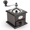 Image de Peugeot - Moulin à café manuel ancien en bois couleur chocolat 21 cm