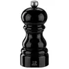 Image de Peugeot Saltkvaern Paris 12 cm Bøgetrae Sort Lak,1 pc, Moulin à poivre + moulin à sel, Noir