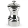 Image de Peugeot - Moulin à sel manuel en métal argenté 10 cm