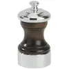 Image de Peugeot - Moulin à sel manuel en bois patiné et métal argenté 10 cm