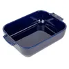 Image de Peugeot - Plat four céramique rectangle bleu profond 25 cm - 10'