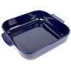 Image de Peugeot - Plat four céramique carré bleu profond 36 cm - 14'