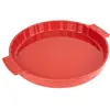 Image de Peugeot - Moule à tarte céramique rouge diamètre 30 cm - 12'