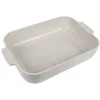 Image de Appolia Plat four céramique rectangle écru 36 cm - 14.25in