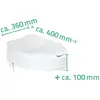 Image de Ridder, Abattant WC, Rehausseur de siège de WC