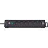 Image de Brennenstuhl, Multiprise, Premium-Line Multiprise 6 prises 3 m noir (1951164100) (6x, CEE 7/3, PECO 7/5, 3 m)