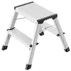 Image de Marche pied double acces 2x2 marches pliant en aluminium Hailo D60
