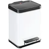 Image de Poubelle àko Duo Plus M 2 X 9 L Blanche - Hailo
