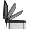 Image de Poubelle de tri selectif 2 bacs a pedale 20L (9+9) Hailo Oko Duo Plus M Coloris - Noir