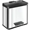 Image de Poubelle àko Duo Plus L 17 + 9 L Inox - Hailo