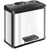 Image de Poubelle àko Trio Plus L 3 X 9 L Inox - Hailo