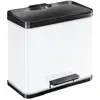 Image de Poubelle àko Trio Plus L 3 X 9 L Blanche - Hailo