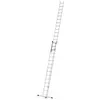 Image de Echelle coulissante a corde 2 plans 2x15 echelons 7,6m/8,4m en aluminium Hailo ProfiStep Duo