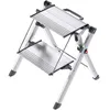 Image de Hailo MK80 ComfortLine 4310-100 aluminium Marchepied pliant pliable Hauteur de travail (max.): 244 cm argent 3.9 kg